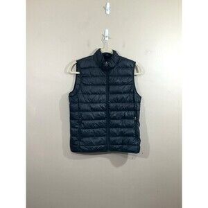 Eddie Bauer Mens EB650 Down Puffer Vest M Black Outdoors Lightweight Hiking